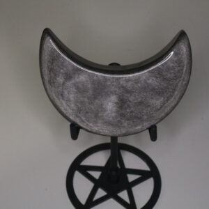 Silber Obsadian "Mondsichel"