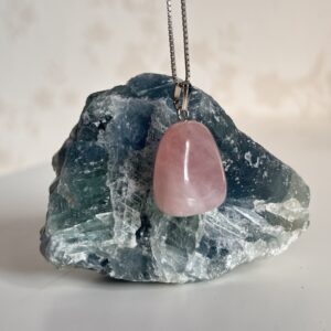 Halskette - Rosenquarz