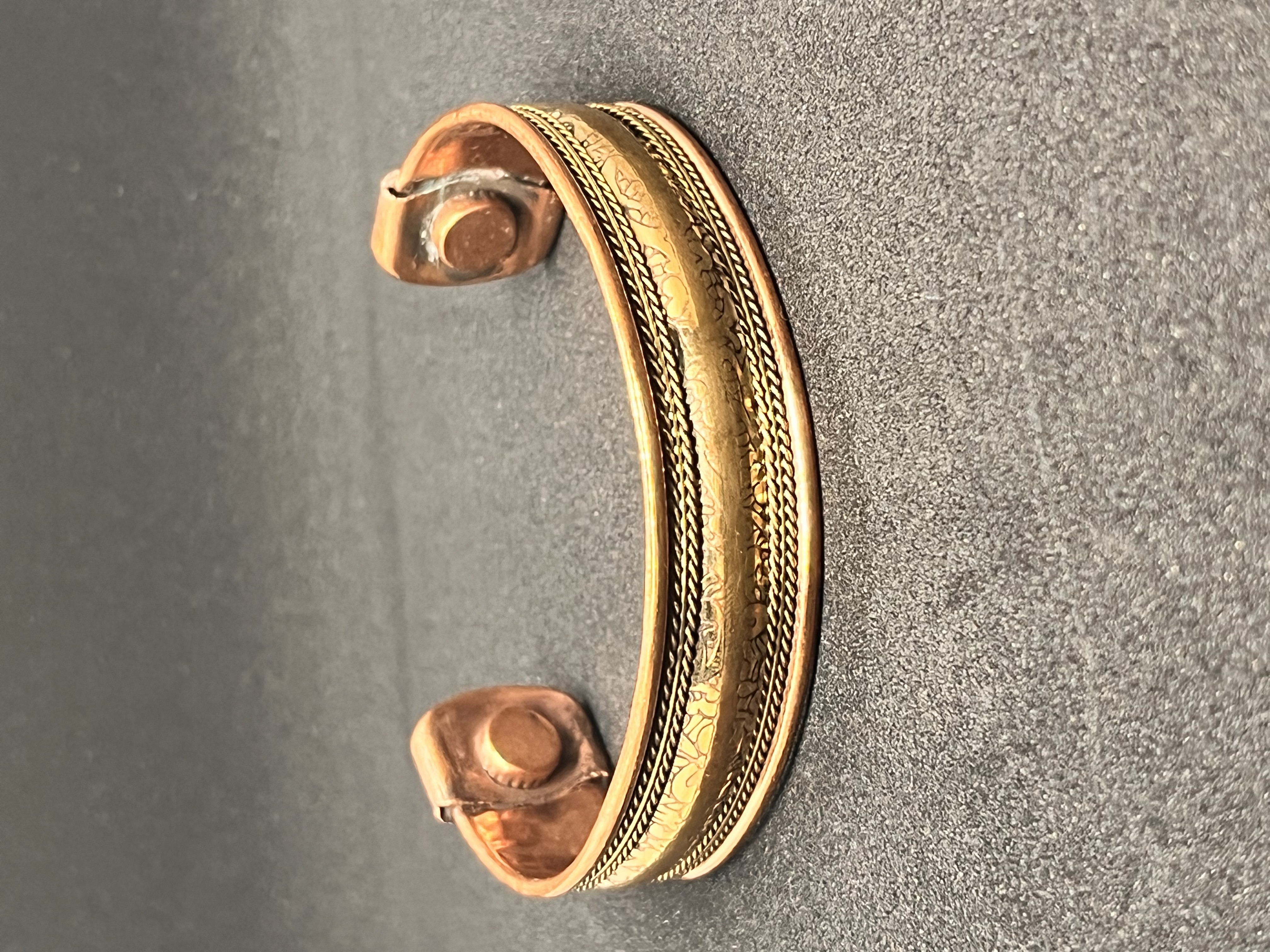 Kupferarmreif, handgemacht aus Indien