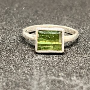 Grüner Turmalin, 925er Silber
